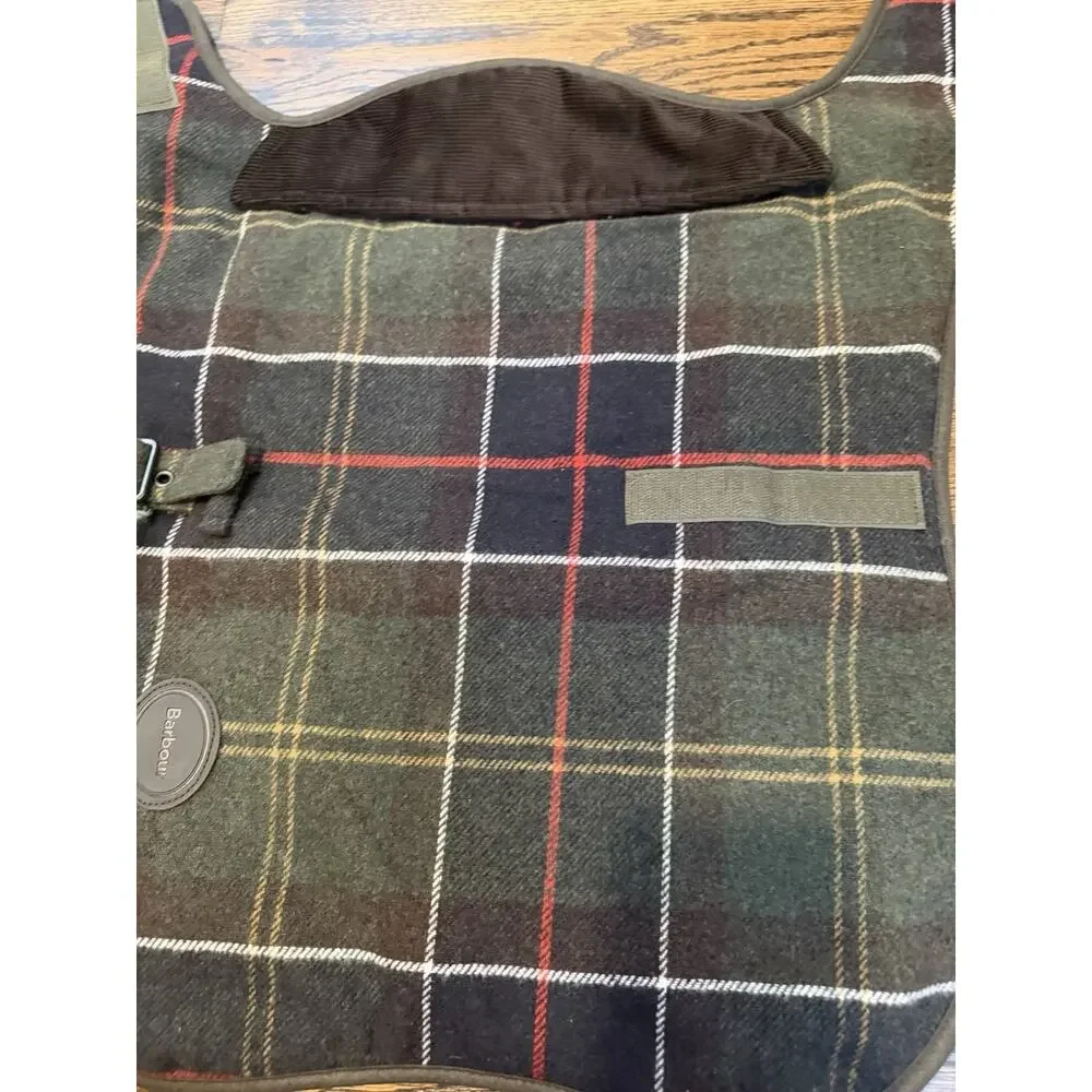 Barbour Wool Touch Fleece Lined Dog Coat Waterproof Sz M NEW $98